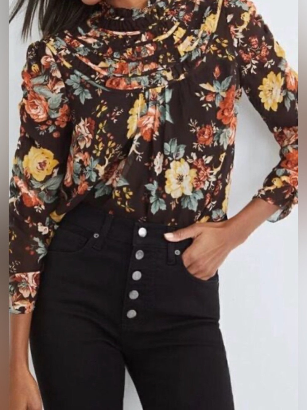 Veronica Beard Ares delicate silk blouse XS